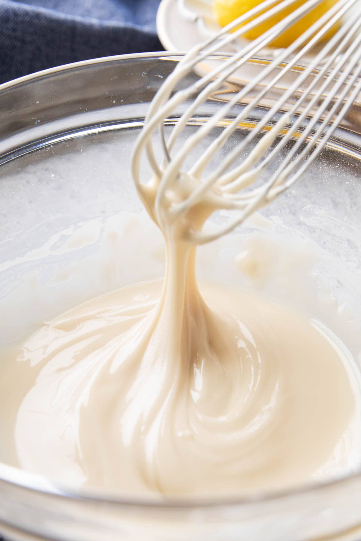 lose up to show thickened lemon glaze that’s now ready to be poured over muffins, bread, and more baked goods