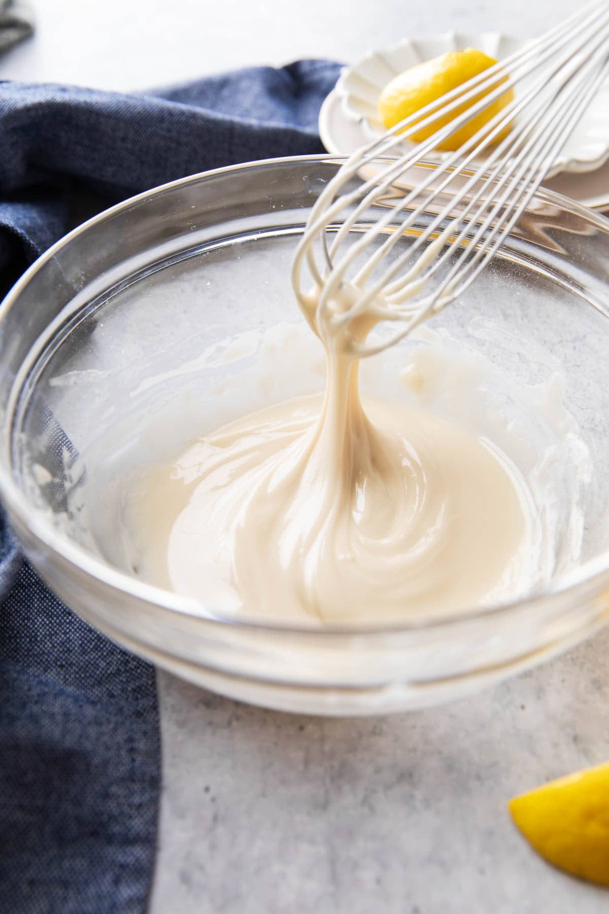 Showing the rich texture of this sweet and citrusy topping for muffins, bread, and desserts