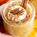 Pumpkin Overnight Oats medium Pinterest image.