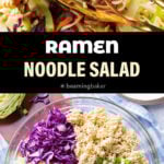 Ramen Noodle Salad medium Pinterest image.