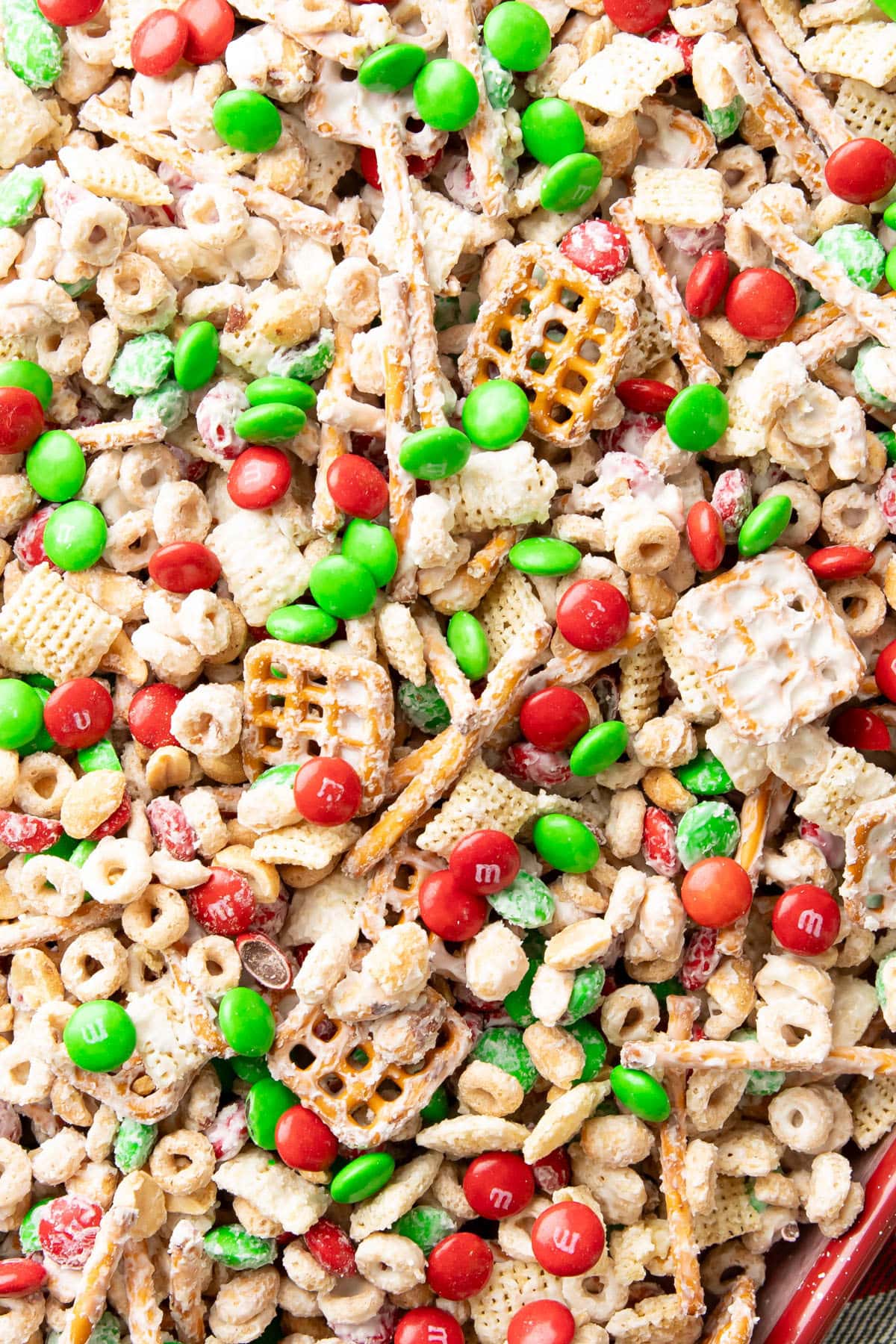 Close up of Reindeer food to show texture