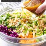 Asian Salad short pinterest image.