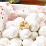 Snowball Cookies small Pinterest image.